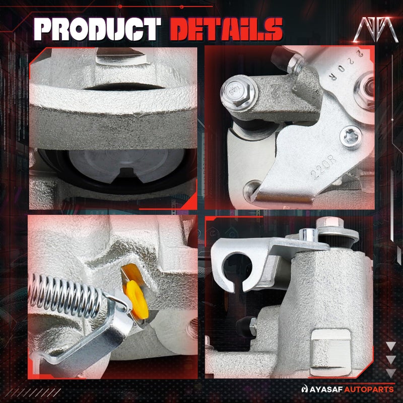 MAYASAF 18B5080 Rear Right Passenger Side Disc Brake Caliper for Chrysler Town & Country 2008-12, for Dodge Grand Caravan 2008-2012, for Ram C/V 2012, for VW Routan 2009-2012 - Image 3